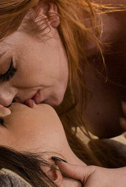 Lauren And Scarlett Playing With Black Dick