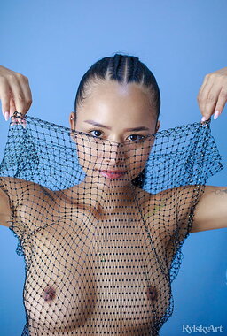 Hot Teen Liloo Wearing Fishnet Dress