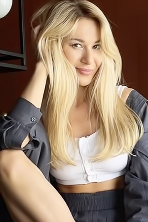 Blond Candice B Gettin Out Of Shorts