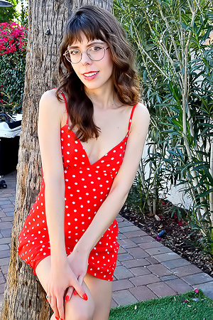 Krystal In Pretty Polka Dots