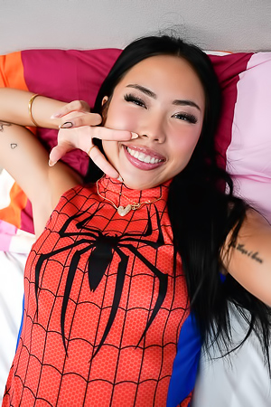Viva Athena Laughs, Teases With Her Tongues Playful Game