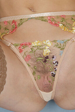 Cute Julia Morozzi In See-through Panties